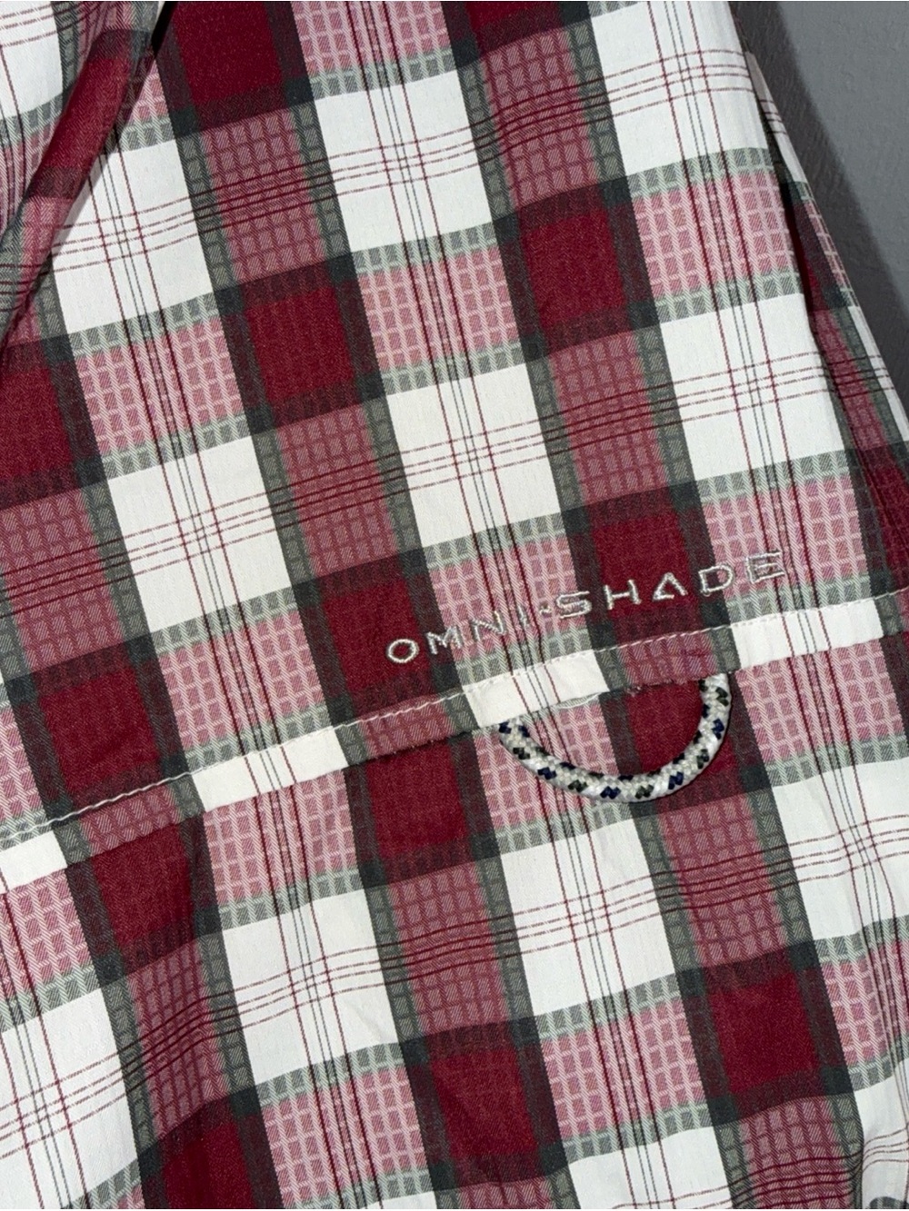 Columbia PFG Florida State Seminoles Shirt XL Burgundy & White Gingham Fishing - Picture 5 of 9